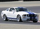 Mustang Race Car Prototype  During Ford Racing's performance parts development program for the 2005 Mustang, engineers saw the opportunity to investigate a race version of the new car. The result could be a factory-supported Mustang race program. The first prototype was put through its paces at Mazda Raceway at Laguna Seca to test out its capabilities. : mustangproto frdracing otherser, frdracing, otherseries