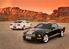 2007 mustang coupe shelby black white silver 001