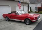 1967 mustang convertible gta red 001