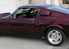 1967 mustang fastback restomod maroon burgundy 001