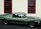1971 mustang fastback mach1 dark green argent 001