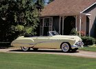 1949 Buick Roadmaster Riviera Convertible  Some of Buick’s most iconic design features, including waterfall grilles and portholes on the hood, originated with the 1949 Roadmaster models, including this Roadmaster Riviera Convertible.