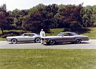 Bill Mitchell with Buick's 1972 Silver Arrows 1 & 3  Bill Mitchell with Buick's 1972 Silver Arrows 1 & 3. W72HV_BU001 : conmisc oldsheritagecon EyesandVEC