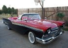 1957 ford fairlane convertible red black 001