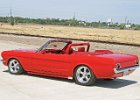 1965 Mustang convertible restomod red 002