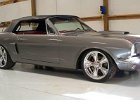 1965 Mustang convertible restomod silver 002