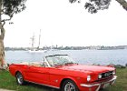 1966 mustang convertible gt poppy red 001