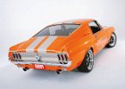 1967 mustang fastback restomod orange silver 001