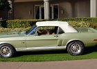 1968 mustang convertible gt500kr lime gold white 001