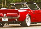 1968 mustang convertible restomod red 001