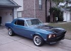 1968 mustang coupe restomod blue 001