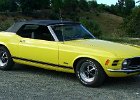 1970 mustang convertible yellow black 001
