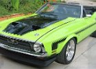 1971 mustang convertible bright lime black 001
