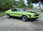 1971 mustang fastback mach1 bright lime black 001
