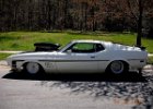 1971 mustang fastback mach1 race white black 001