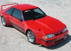 1989 mustang hatchback JBA Dominator GTA red 001