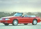 1991 mustang convertible gt red white 001