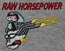 Raw Horsepower embroidered shirt