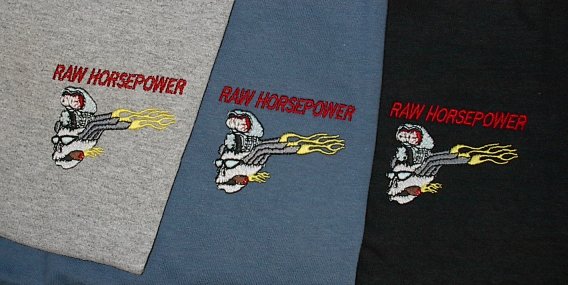 Raw Horsepower embroidered shirt
